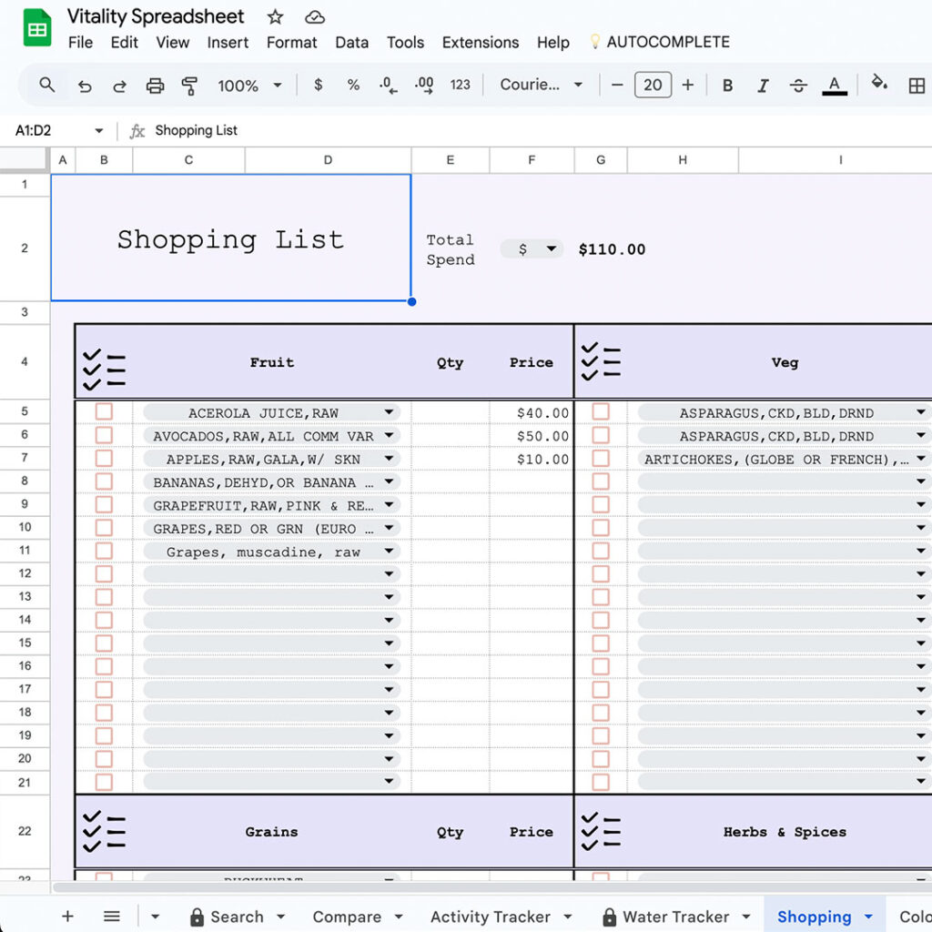 shopping-list