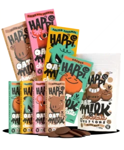Happi Choc Review: British Sustainable and Ethically Sourced Bean To Bar Vegan Chocolate, Dairy Free, Slave Free, Affordable and Organic in the UK