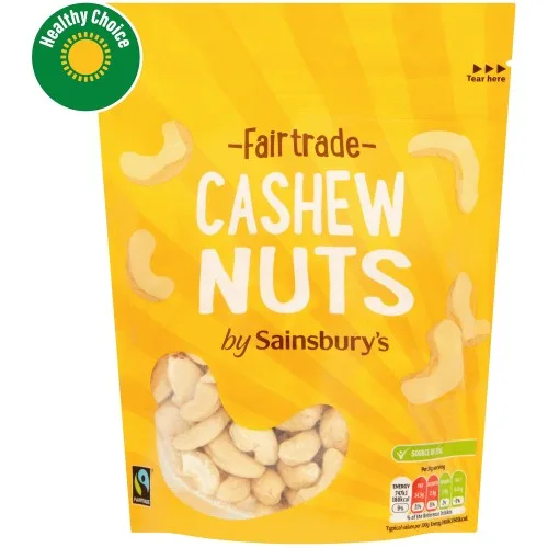 Sainsbury’s Fairtrade Cashew Nuts 300g