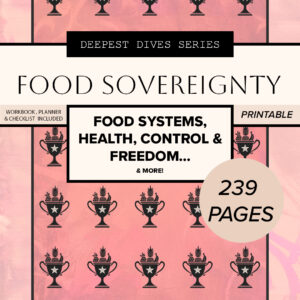 Food Sovereignty: Deepest Dives into Food Systems, Health, Control & Freedom | Book & Audio Book (Private Spotify Feed)