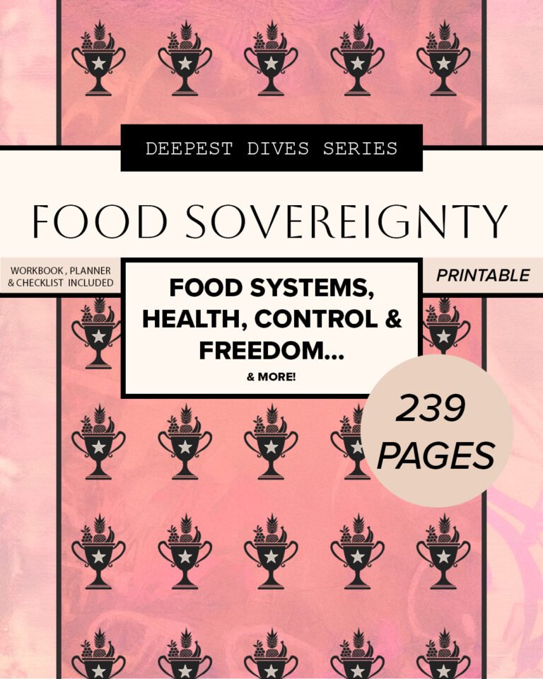 Food Sovereignty: Deepest Dives into Food Systems, Health, Control & Freedom | Book & Audio Book (Private Spotify Feed)