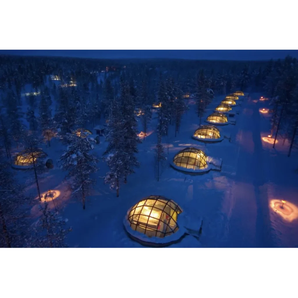 Kakslauttanen Arctic Resort eco stay