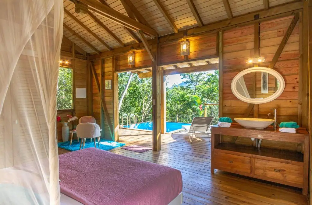Au Jardin des Colibris Ecolodge & Spa sustainable