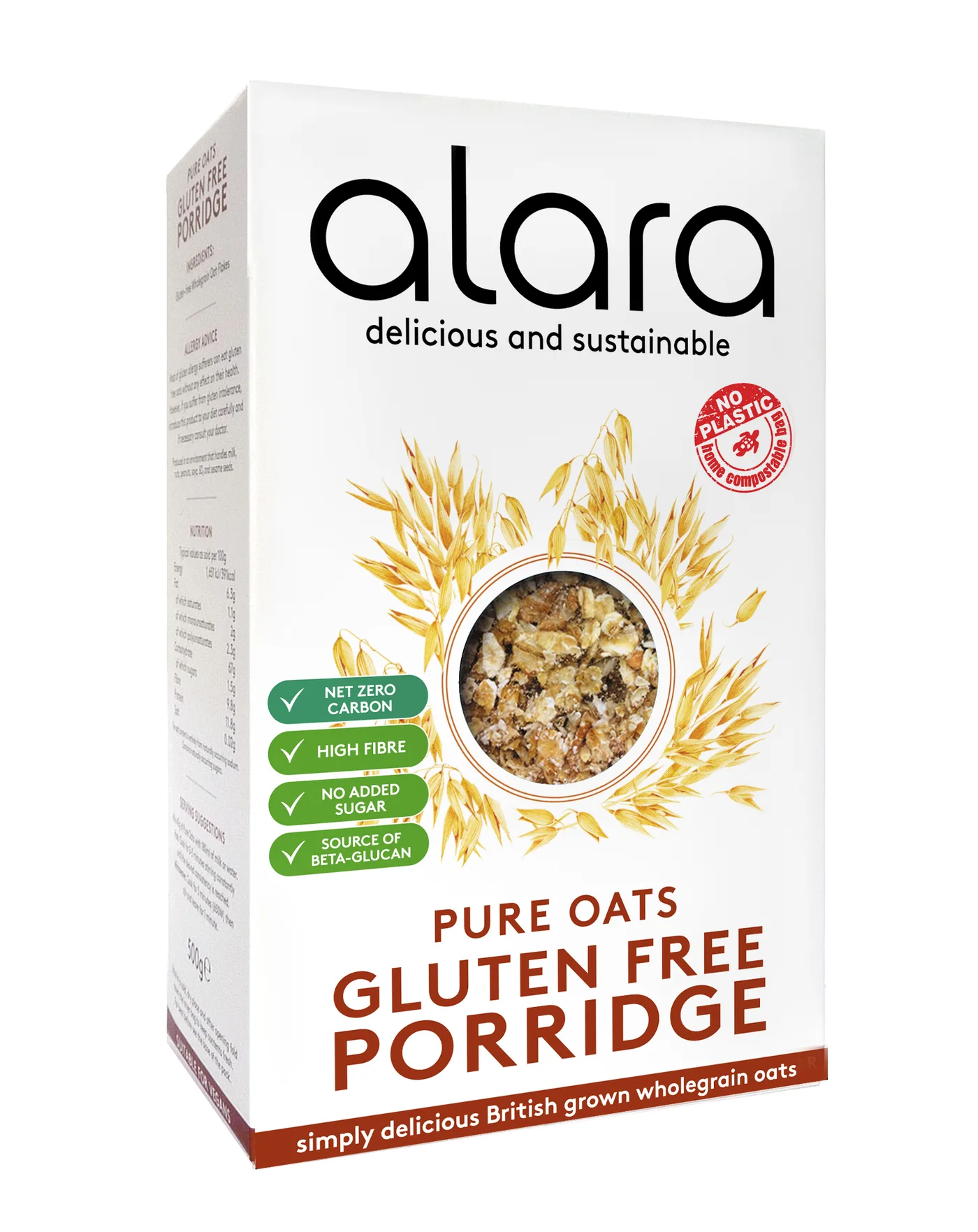 Alara Wholefoods Organic Scottish Oats Gluten Free Porridge
