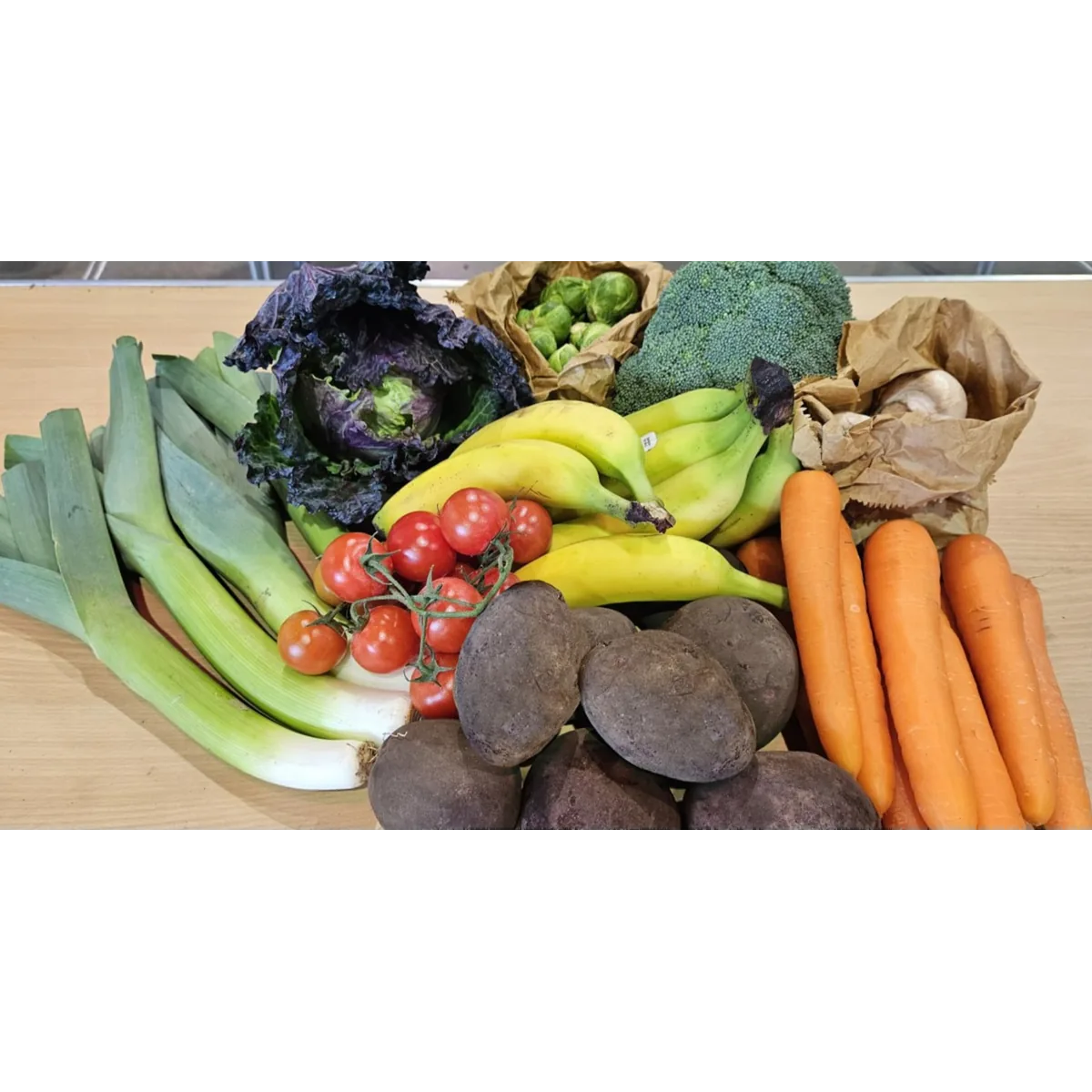 Bakewell Organics organic veg box