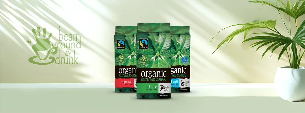 Bean Ground & Drunk Organic Fairtrade whole-bean coffee (100% Arabica)