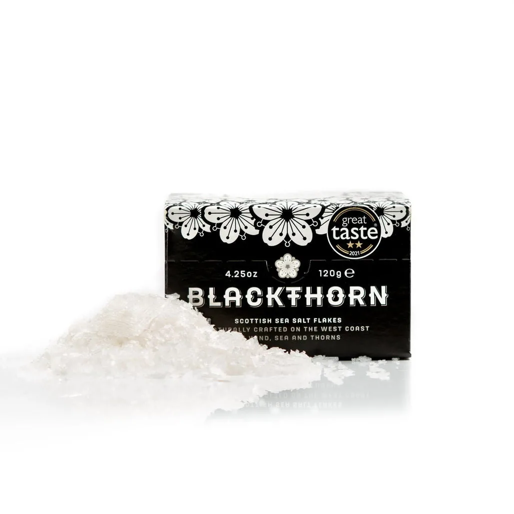 Blackthorn Salt Scottish Sea Salt Flakes (thorn-tower graduated)