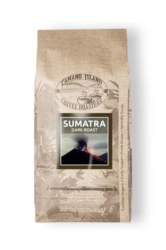 Camano Island Coffee Roasters Organic Single-Origin Whole Bean (Sumatra / PNG)