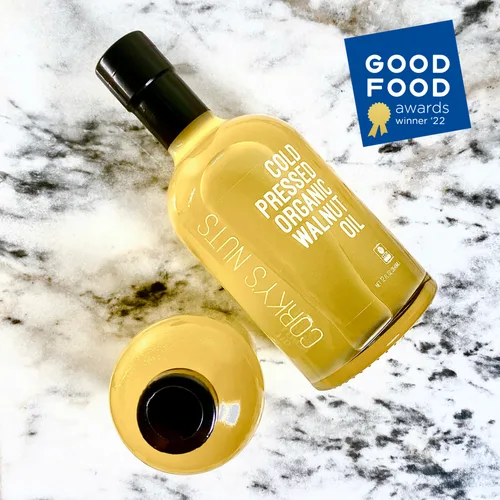 Corky’s Nuts — Estate-Grown Cold-Pressed Organic Walnut Oil