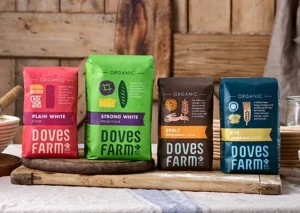 Doves Farm Organic Stoneground Fine Plain English Wholemeal Flour