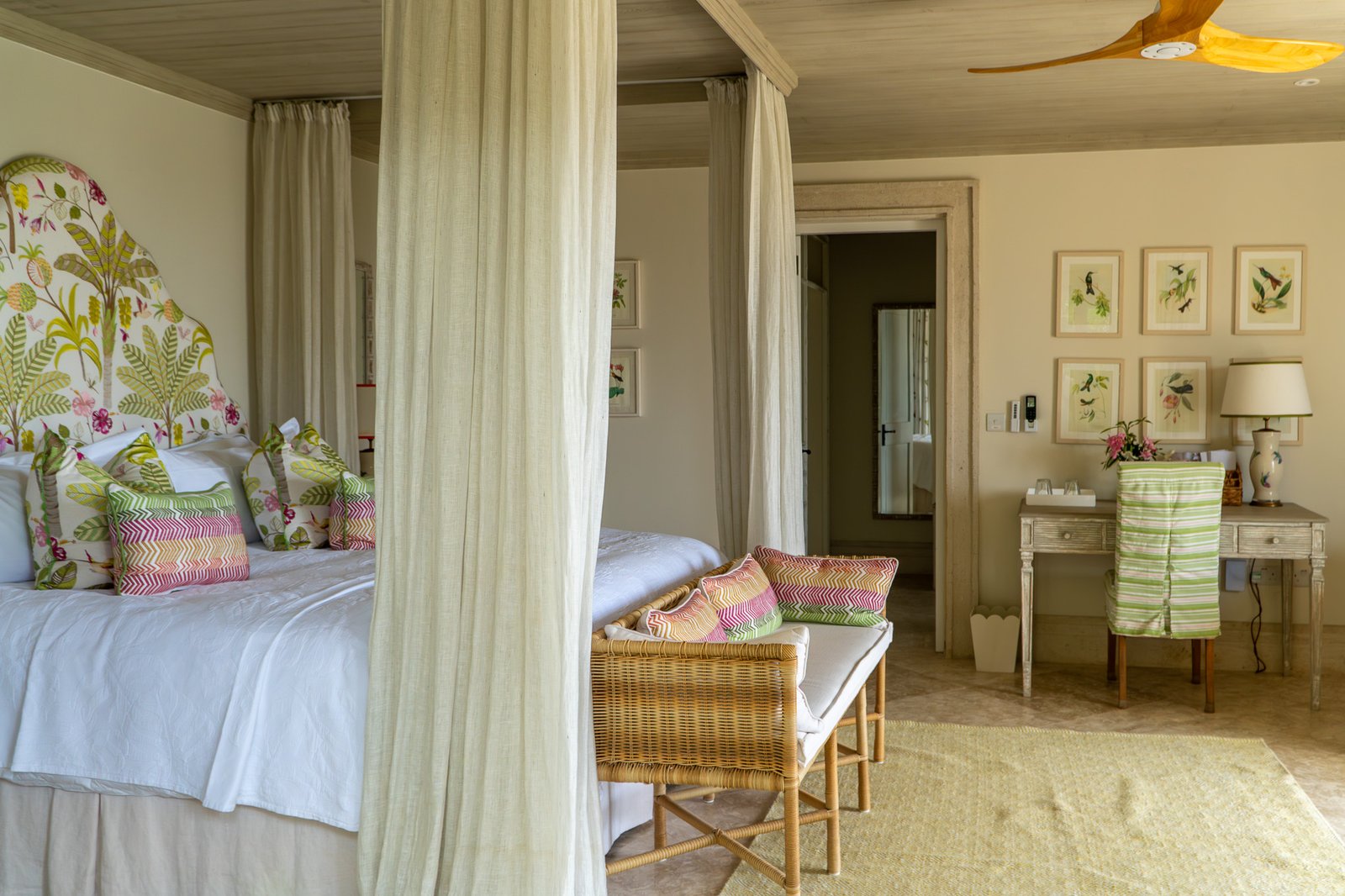 flomarine bedroom oliver messel green
