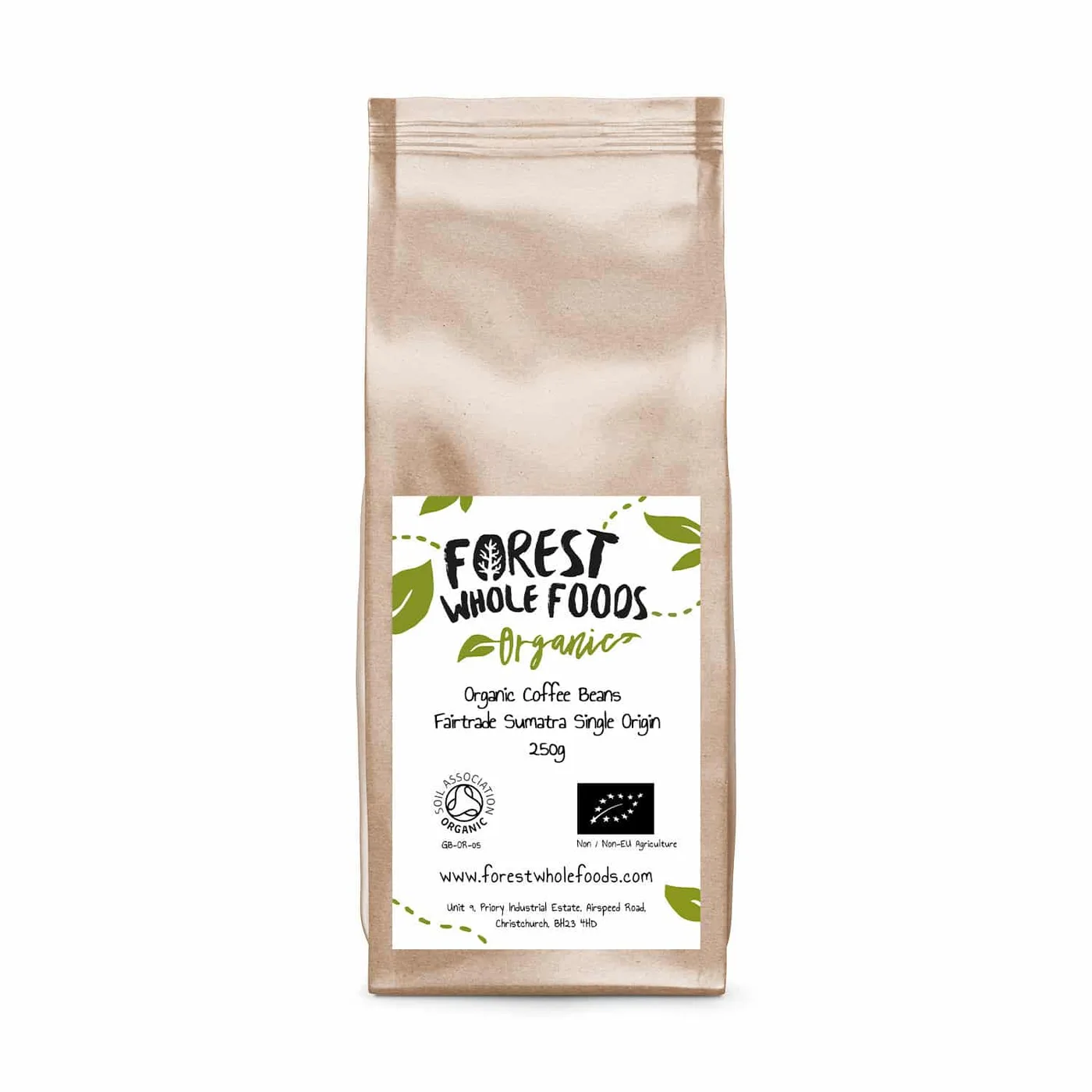Forest Whole Foods Organic Fairtrade Sumatra single-origin whole bean