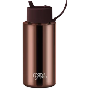 Frank Green 34oz Chrome Ceramic Reusable Bottle