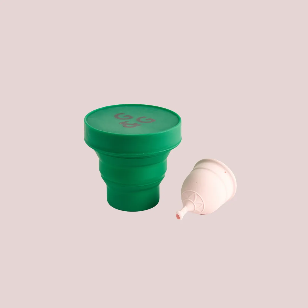 Grace & Green Reusable Menstrual Cup & Sterilising Pod