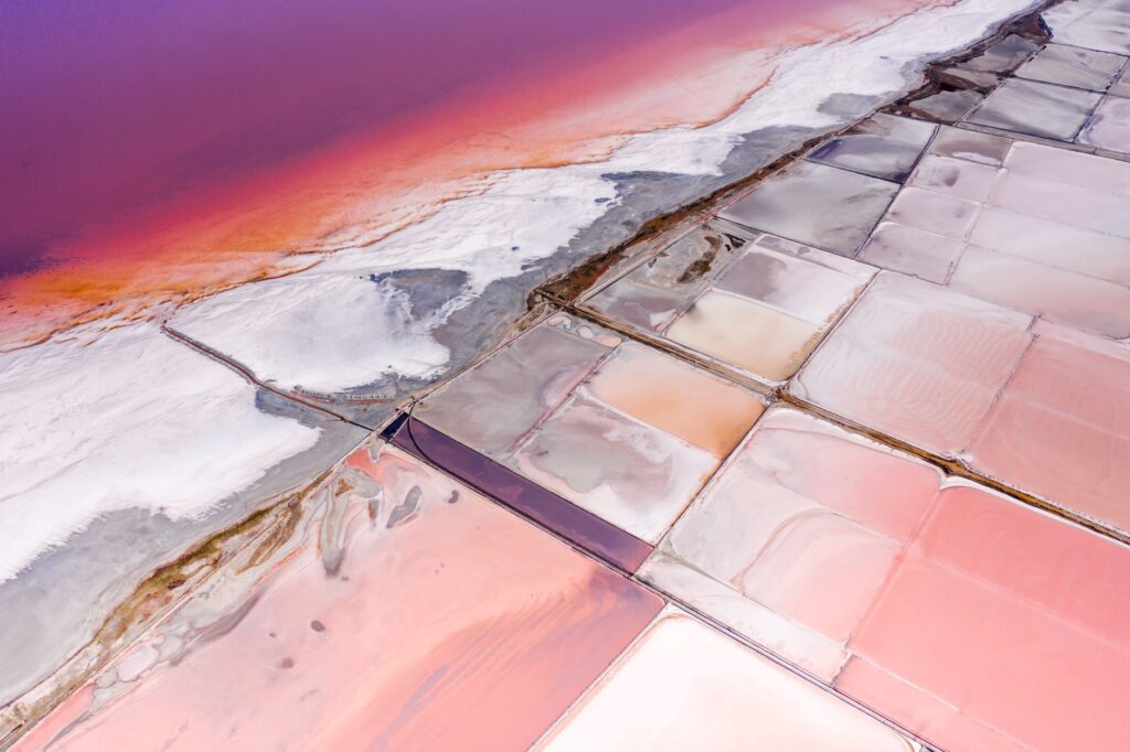 Grande Saline salt ponds