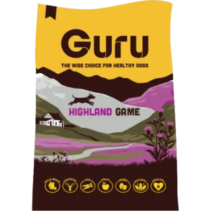 Guru Highland Game cold-pressed dry dog food pack