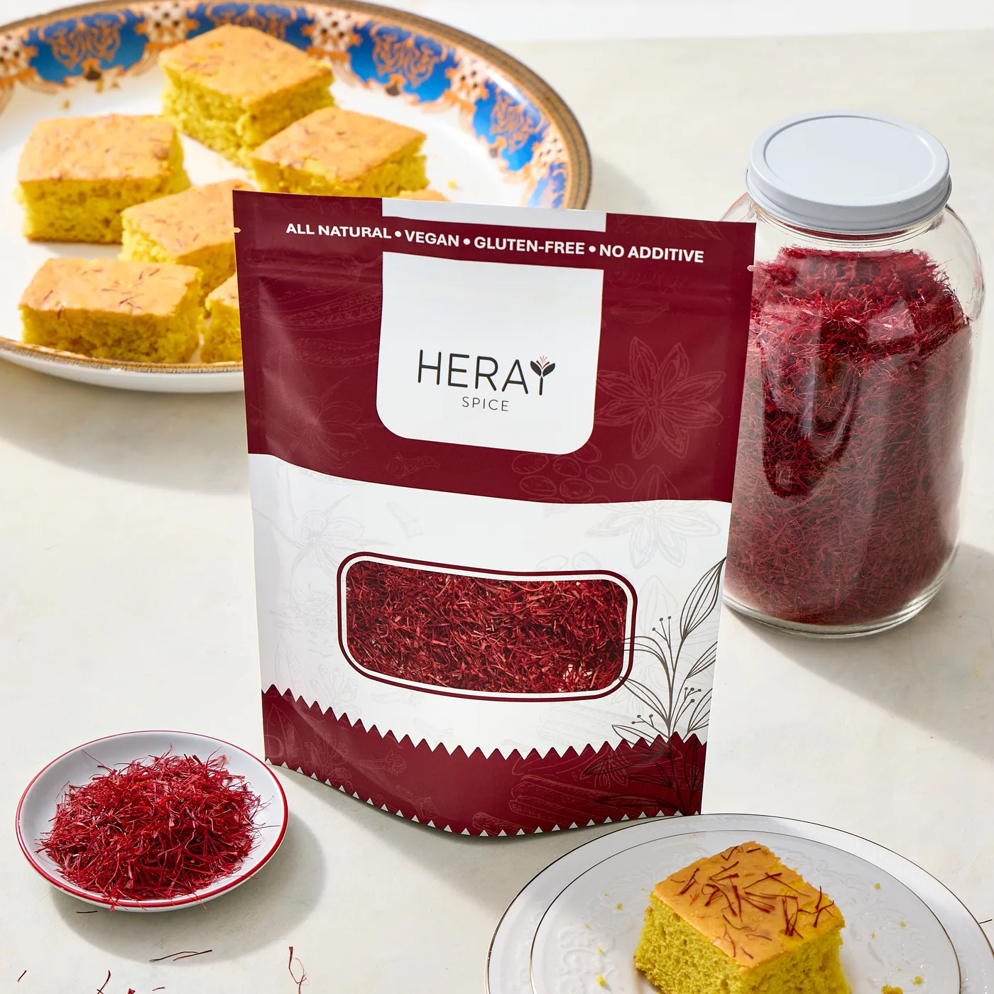 Heray Spice — Afghan Super Negin Saffron threads; single-origin spices