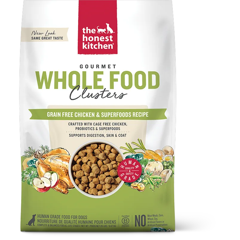 The Honest Kitchen Grain Free Chicken Whole Food Clusters pack