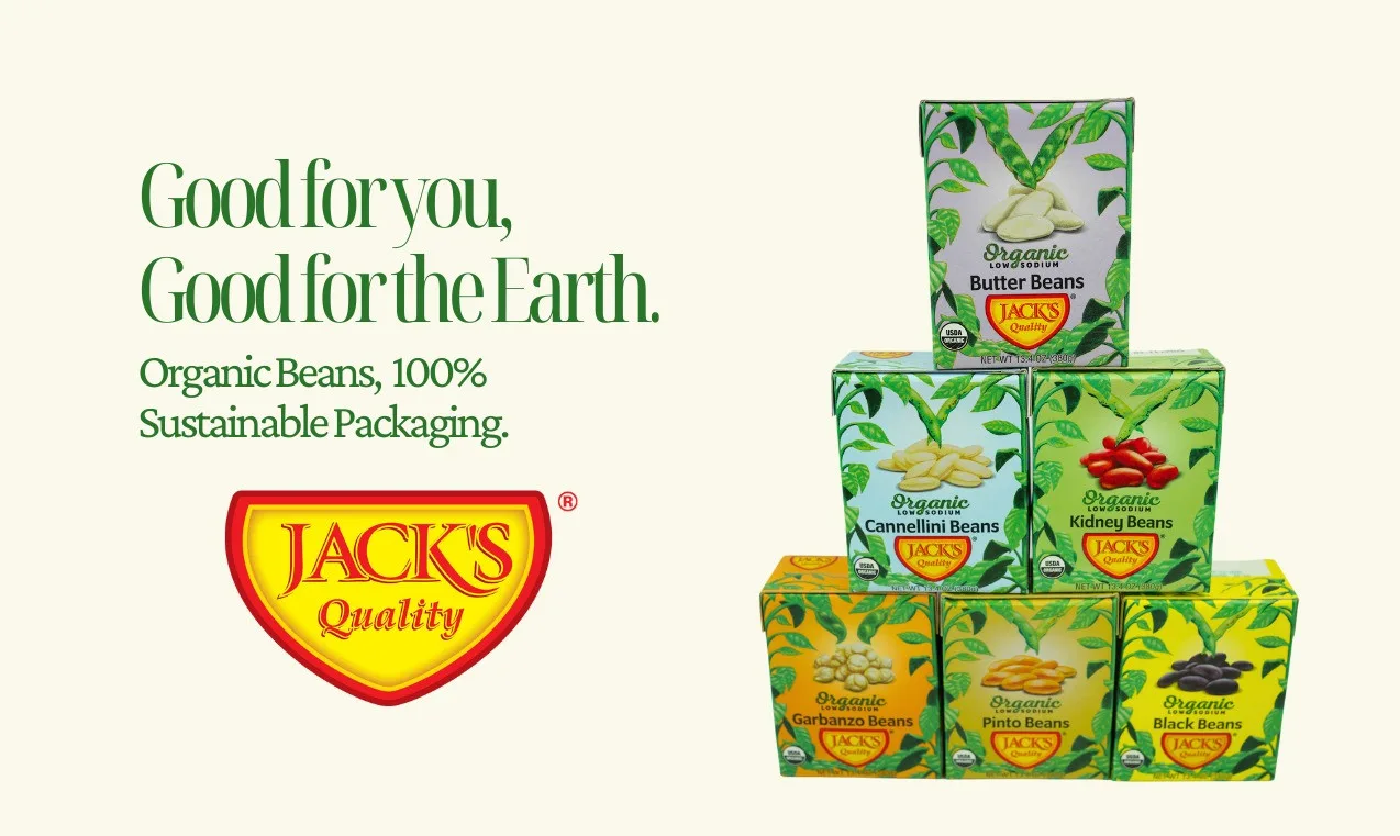 Jack’s Quality Organic ready-to-eat beans in BPA-free cartons