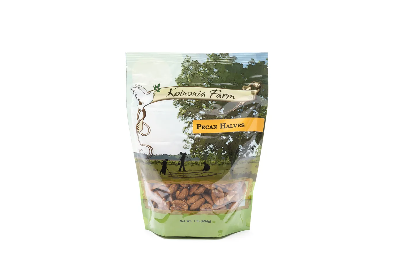 Koinonia Farm Organic pecans (halves, in-shell)