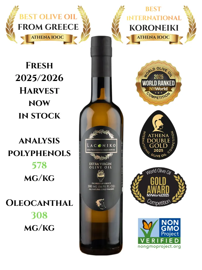Laconiko Ultra Premium Koroneiki EVOO