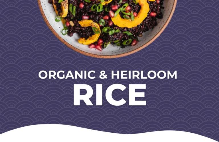 Lotus Foods Organic heirloom rice (Forbidden black, red, brown jasmine, ROC basmati)