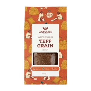 Lovegrass Ethiopia Brown Teff Grain / White Teff Grain (500g)