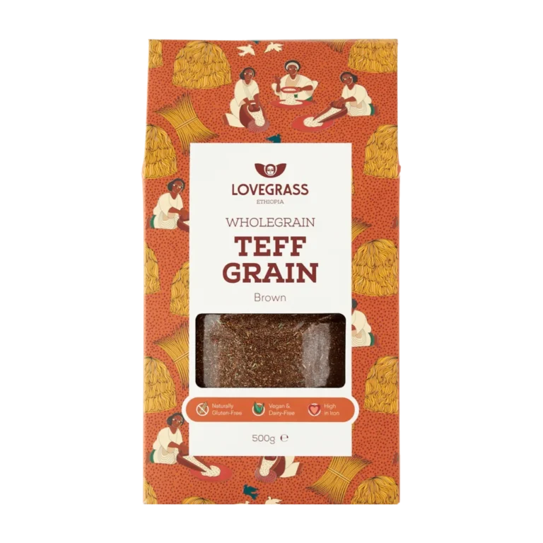Lovegrass Ethiopia Brown Teff Grain / White Teff Grain (500g)