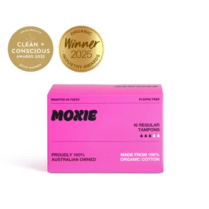 Moxie Moxie 100% organic cotton regular tampons 16pk
