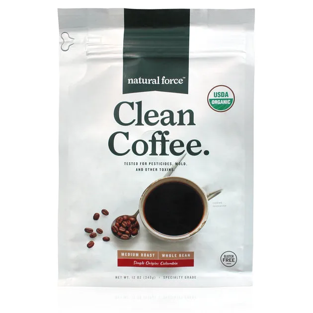 Natural Force Clean Coffee — Organic Clean Coffee Classic Medium Roast