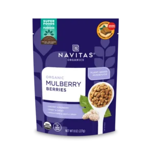 Navitas Organics Organic Dried White Mulberries (also Goldenberries, Goji)