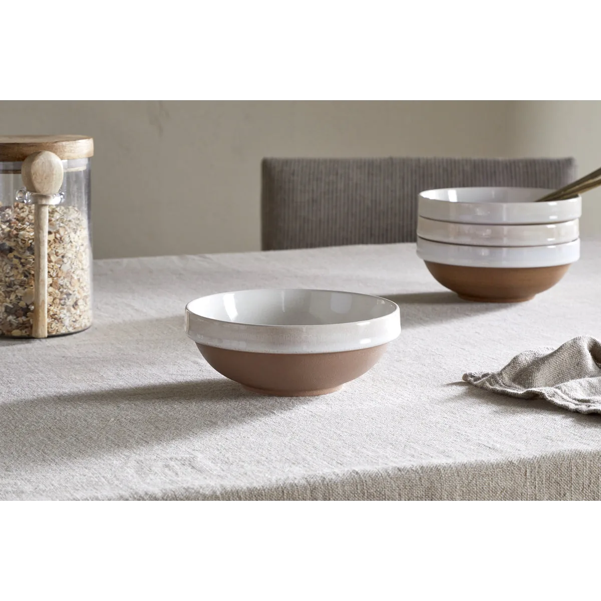 Nkuku Edo Cereal Bowl - Terracotta