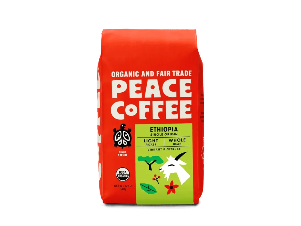 Peace Coffee Ethiopia Single Origin Light Roast