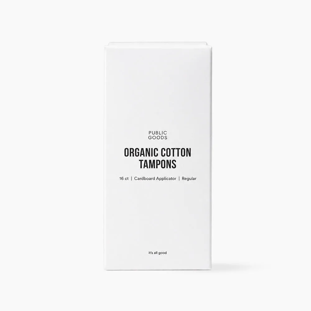 Public Goods Organic Cotton Tampons