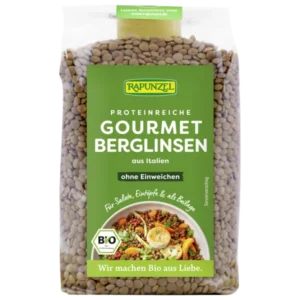 Rapunzel Naturkost Organic Mountain, Beluga & Green Lentils, Chickpeas