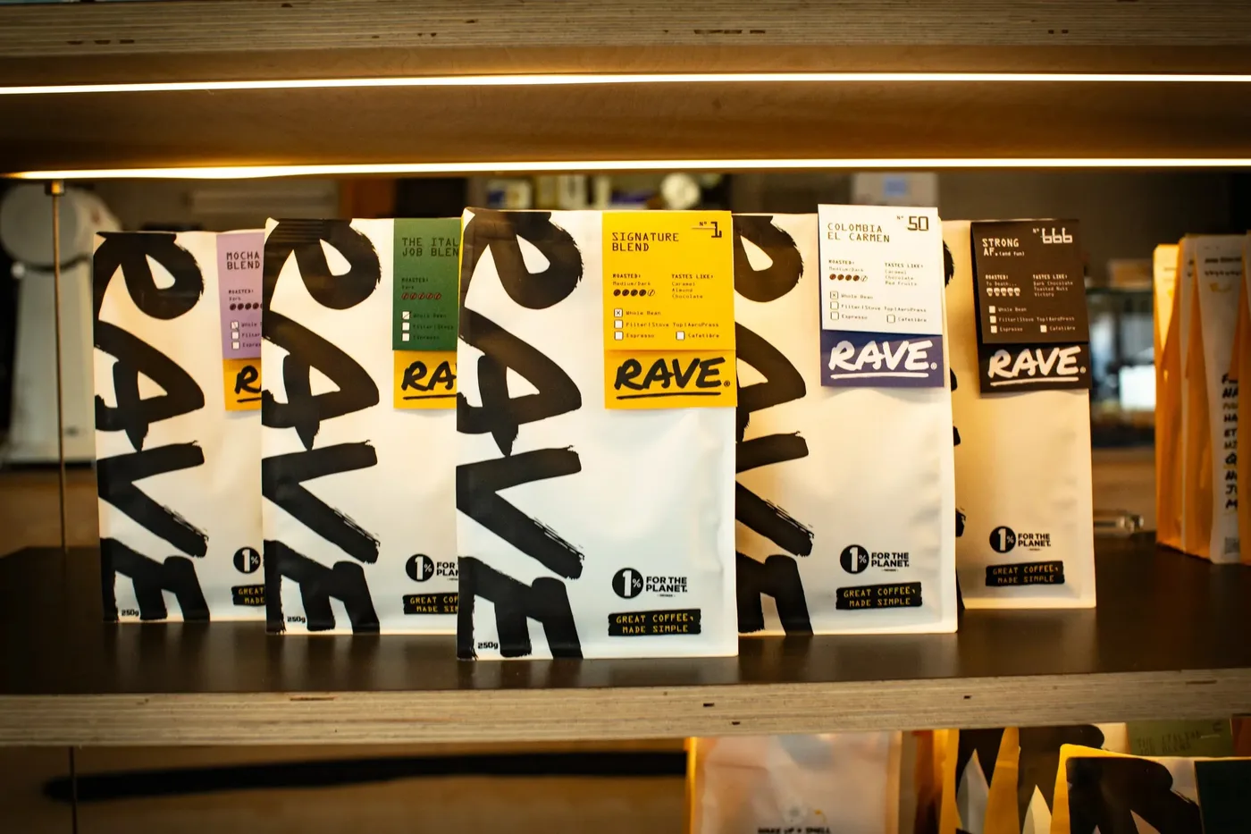 Rave Coffee Seasonal Organic Blend Nº 7 whole bean