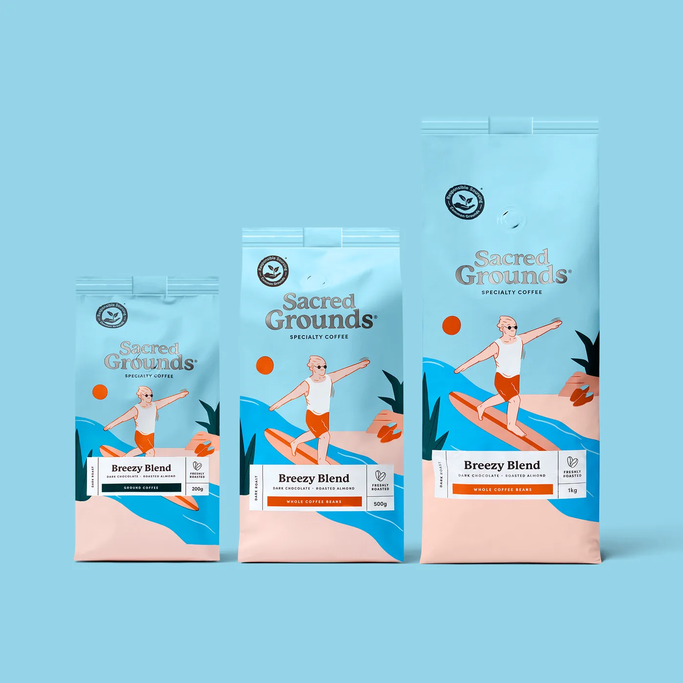 Sacred Grounds — Organic Fairtrade PNG Single Origin whole beans