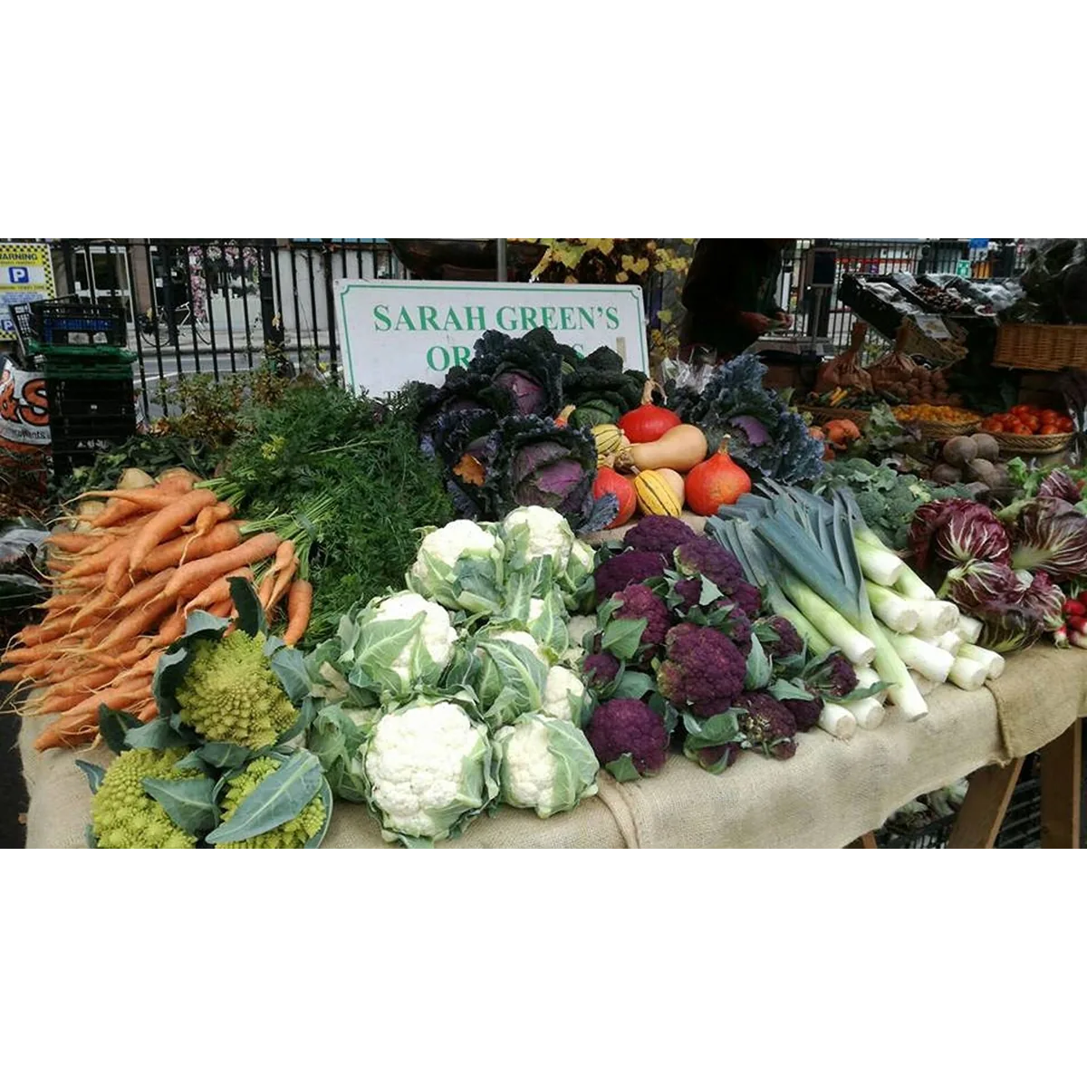 Sarah Green’s Organics organic veg box