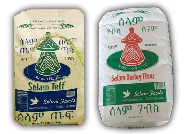 Selam Foods Brown / Ivory Teff Flour (whole grain)