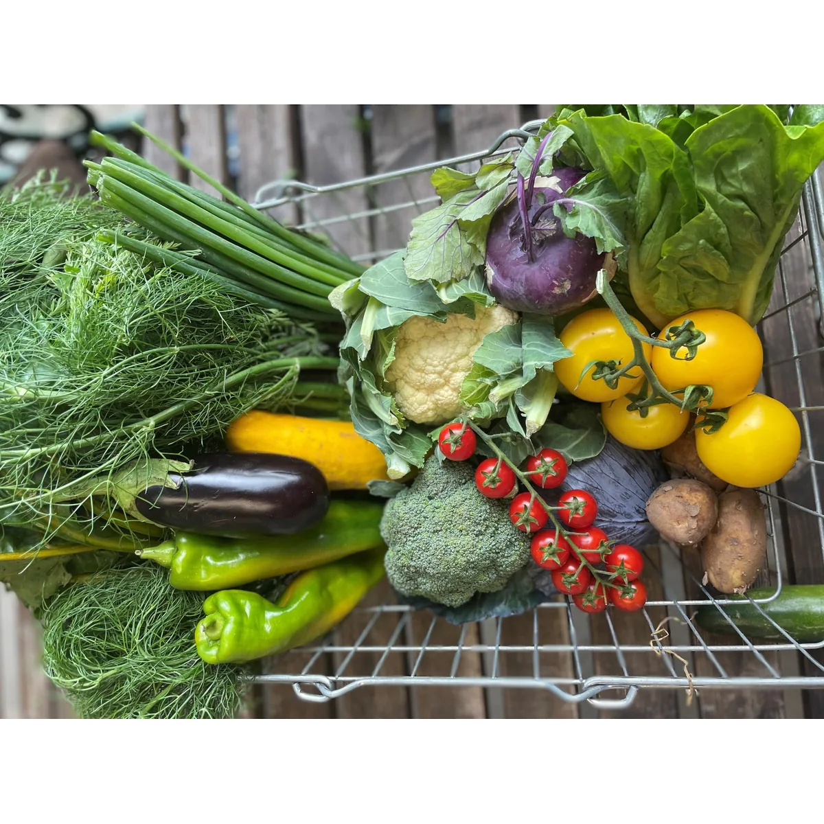 Trinity Farm organic veg box