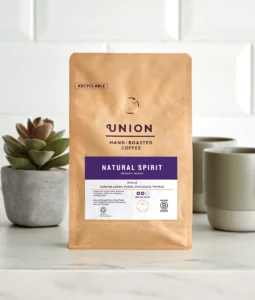 Union Hand-Roasted Coffee Natural Spirit Organic Blend whole bean