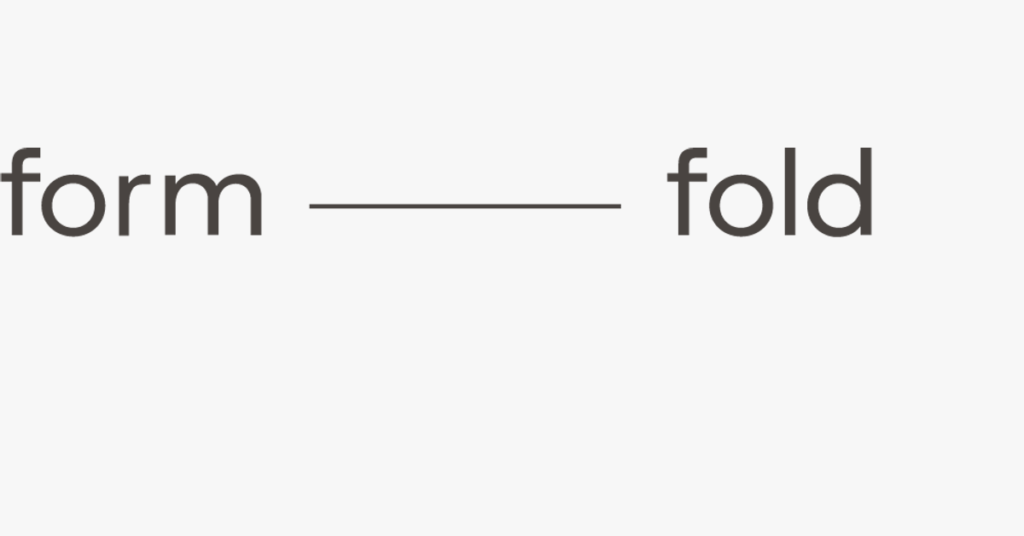 Form and Fold