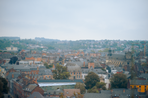 Discover the charming skyline of Namur, Belgium, showcasing historic architecture and scenic views.
